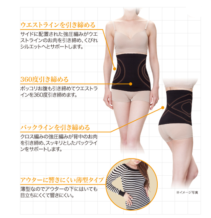 テーピングウエストシェイパー
