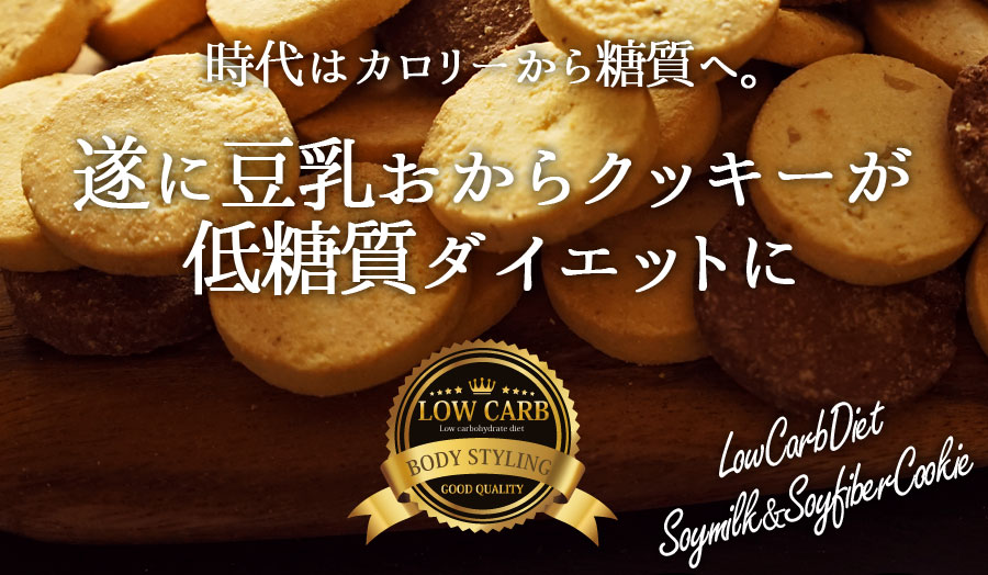 豆乳おからクッキー 低糖質 おからクッキー スイーツ グルテンフリー 置き換え ダイエット食品 糖質コントロール お菓子 おやつ