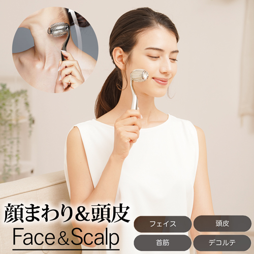 Cellsh 刺さない鍼 フェイシャルエステローラー 【送料無料】  (328441)