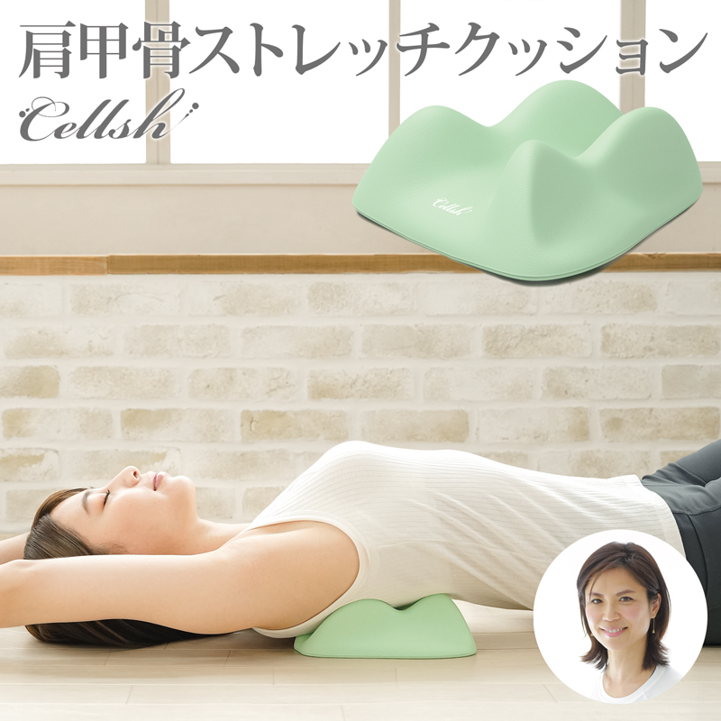 肩甲骨ストレッチクッション Cellsh 【送料無料】  (328518)
