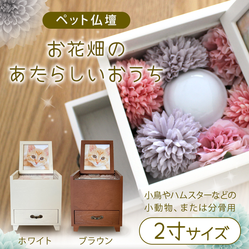ペット用仏壇セット 2寸骨壺 【送料無料】  (325216)